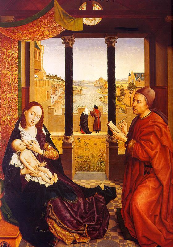 WEYDEN, Rogier van der St. Luke Painting the Virgin  Child